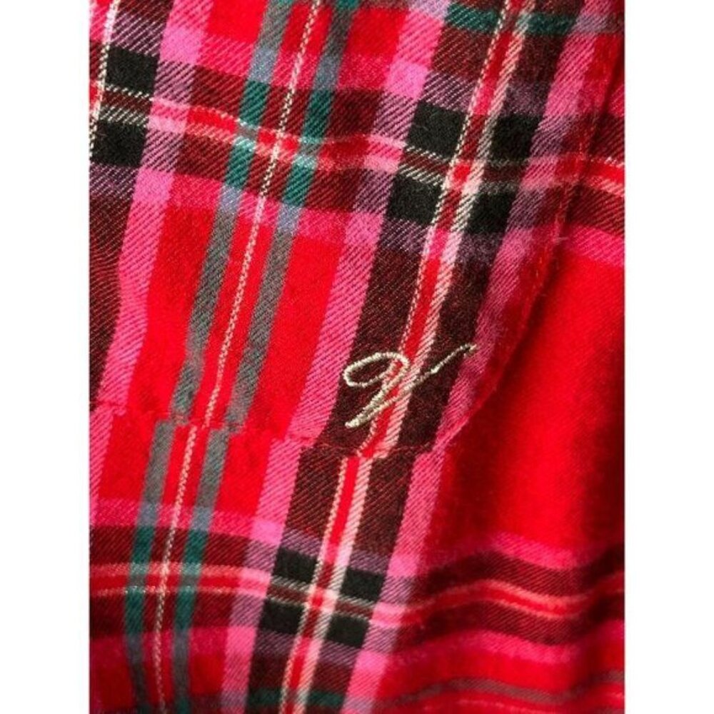 Victorias Secret Womens Red Plaid Pajama Taille Set Christmas XS Reg - Picture 4 of 8